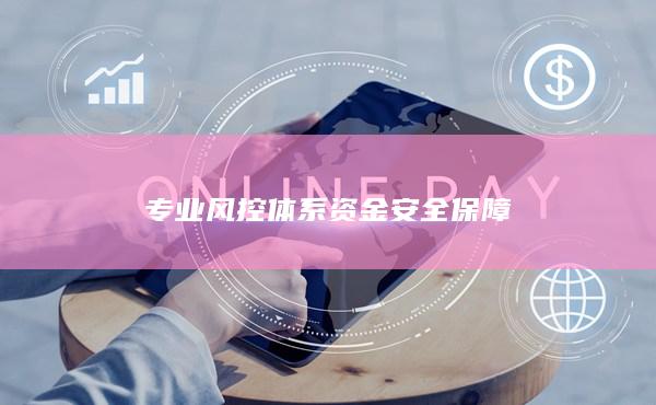 專業(yè)風(fēng)控體系資金安全保障