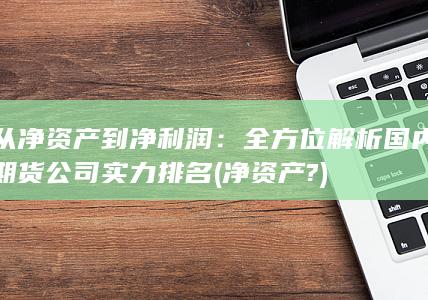 從凈資產(chǎn)到凈利潤